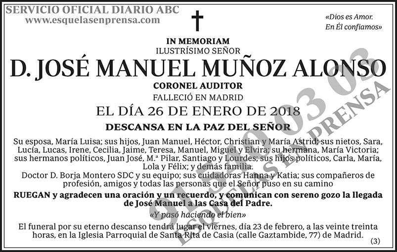 José Manuel Muñoz Alonso
